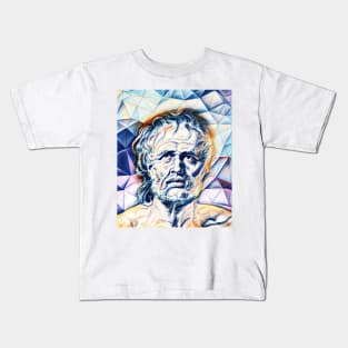 Lucius Annaeus Seneca Portrait | Lucius Annaeus Seneca Artwork 12 Kids T-Shirt